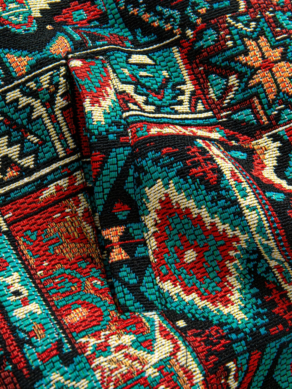 Aztec Print Jacket Men's Lapel Full-Zip Long Sleeve – Casual, Holiday · Faylori