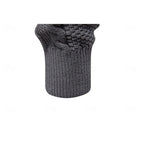 Cable Knit Zip-Up Cardigan Men's Stand Collar Sweater Jacket – Casual, Office, Gift