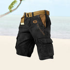 Cargo Shorts Men's Gray Cotton Multi-Pocket – Casual, Outdoor, Everyday Wear · Faylori