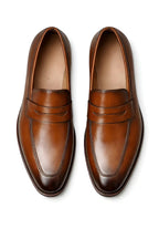 Men's Penny Loafers | Slip-On Dress Shoes-Faylori