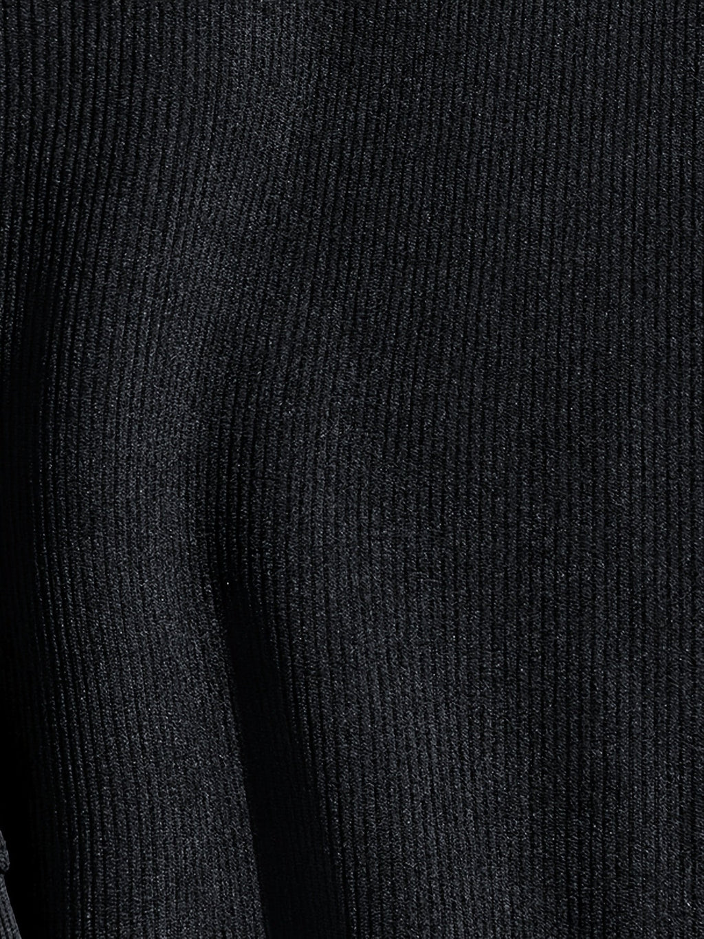 Corduroy Crewneck Sweatshirt Men's Layered Look Dark Gray Long Sleeve – Casual, Office