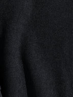 Corduroy Crewneck Sweatshirt Men's Layered Look Dark Gray Long Sleeve – Casual, Office