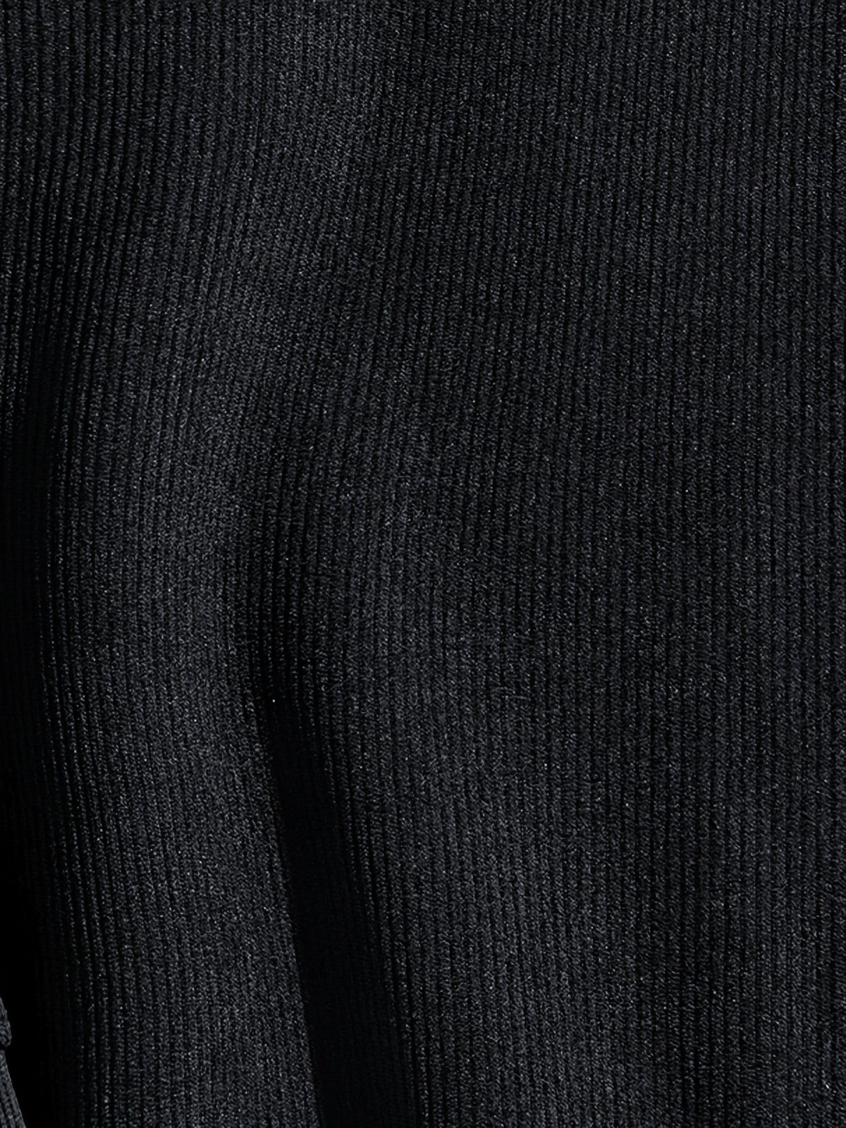 Corduroy Crewneck Sweatshirt Men's Layered Look Dark Gray Long Sleeve – Casual, Office