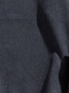 Corduroy Crewneck Sweatshirt Men's Layered Look Dark Gray Long Sleeve – Casual, Office
