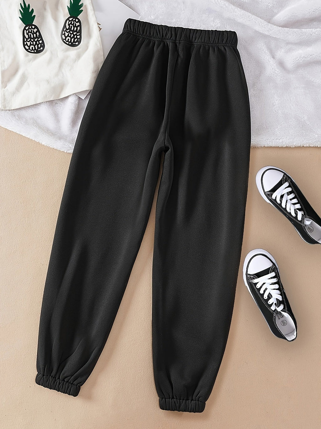 Drawstring Joggers Gray Relaxed Fit Sweatpants Women's with Pockets – Casual, Loungewear