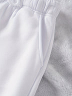 Drawstring Joggers Gray Relaxed Fit Sweatpants Women's with Pockets – Casual, Loungewear
