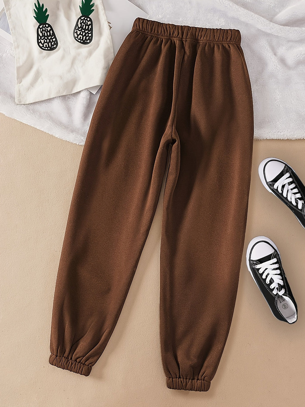 Drawstring Joggers Gray Relaxed Fit Sweatpants Women's with Pockets – Casual, Loungewear