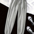 Drawstring Joggers Gray Relaxed Fit Sweatpants Women's with Pockets – Casual, Loungewear