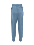 Drawstring Joggers Women's Tapered Sweatpants with Pockets Yellow – Casual, Loungewear