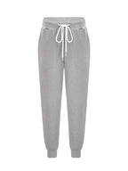 Drawstring Joggers Women's Tapered Sweatpants with Pockets Yellow – Casual, Loungewear