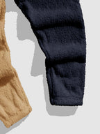 Fleece Hoodie and Jogger Set Men's Color-Block Kangaroo Pocket Tracksuit – Casual, Loungewear
