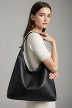 Hobo Shoulder Bag Brown Faux Leather Women's – Casual, Office · Faylori