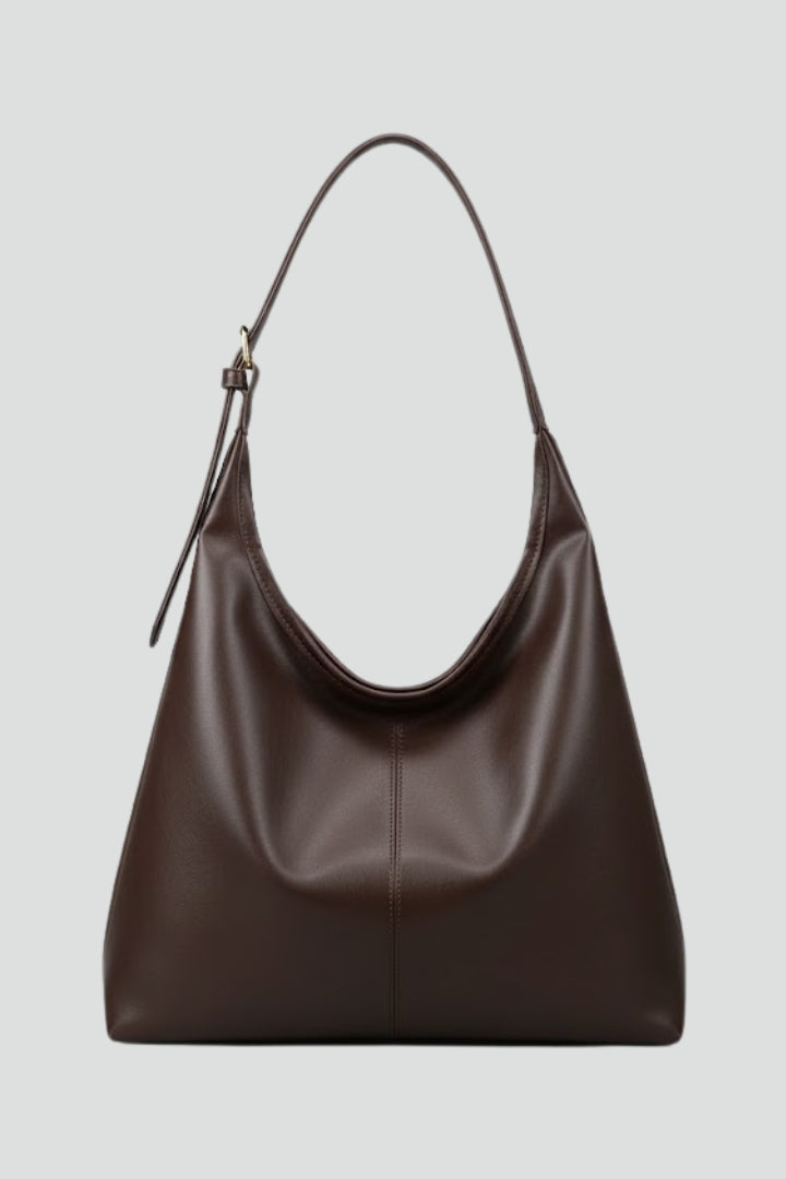 Hobo Shoulder Bag Brown Faux Leather Women's – Casual, Office · Faylori