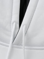 Hooded Pullover Sweatshirt Navy Ribbed Cuffs Men's – Casual, Office, Gift · Faylori