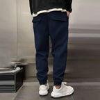 Jogger Sweatpants Men's Gray Drawstring Cuffed Joggers – Casual, Home · Faylori