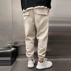 Jogger Sweatpants Men's Gray Drawstring Cuffed Joggers – Casual, Home · Faylori