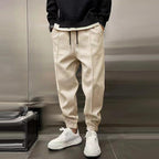 Jogger Sweatpants Men's Gray Drawstring Cuffed Joggers – Casual, Home · Faylori