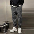 Jogger Sweatpants Men's Gray Drawstring Cuffed Joggers – Casual, Home · Faylori