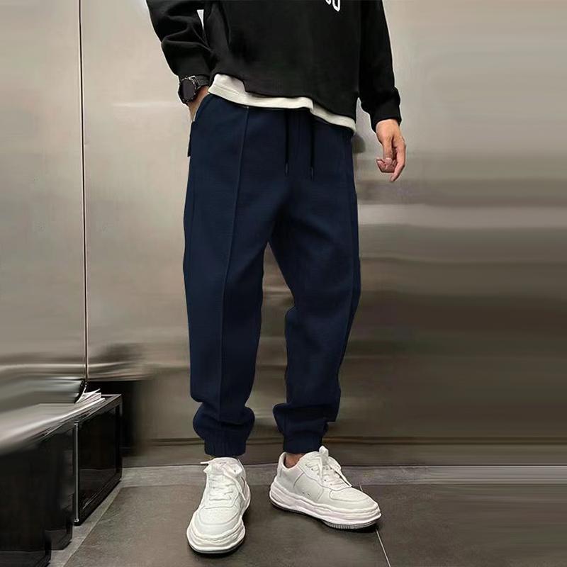 Jogger Sweatpants Men's Gray Drawstring Cuffed Joggers – Casual, Home · Faylori