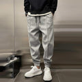 Jogger Sweatpants Men's Gray Drawstring Cuffed Joggers – Casual, Home · Faylori