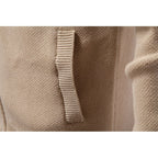 Knitted Zip-Up Cardigan Men's Fair Isle Pattern Stand Collar Sweater – Casual, Holiday Gift