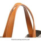 Leather Handbag Blue Litchi Grain Cowhide Women's Tote Bag – Office, Everyday · Faylori