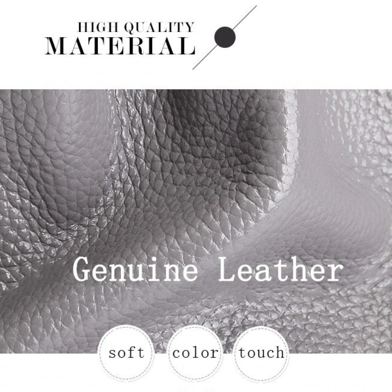 Leather Handbag Blue Litchi Grain Cowhide Women's Tote Bag – Office, Everyday · Faylori
