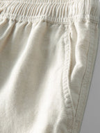 Linen Shirt & Pants Set Men's Khaki Beige Short Sleeve – Casual, Holiday Outfit · Faylori