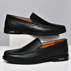 Loafers Blue Leather Slip-On Men's – Casual, Office, Gift · Faylori