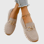 Loafers Blue Mesh Platform Slip-On Women's – Casual, Office, Comfort, Everyday, Gift