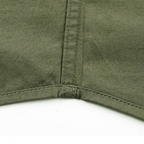 Men's Cargo Shirt Short-Sleeve Cotton Army Green Button-Up with Chest Pockets – Casual, Office, Outdoor