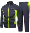 Men's Full-Zip Tracksuit Set | Stand Collar-Faylori