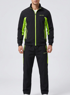 Men's Full-Zip Tracksuit Set | Stand Collar-Faylori
