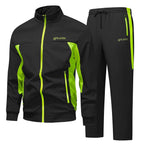 Men's Full-Zip Tracksuit Set | Stand Collar-Faylori