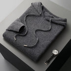 Men's Knit Hoodie | Drawstring Hood-Faylori