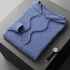 Men's Knit Hoodie | Drawstring Hood-Faylori