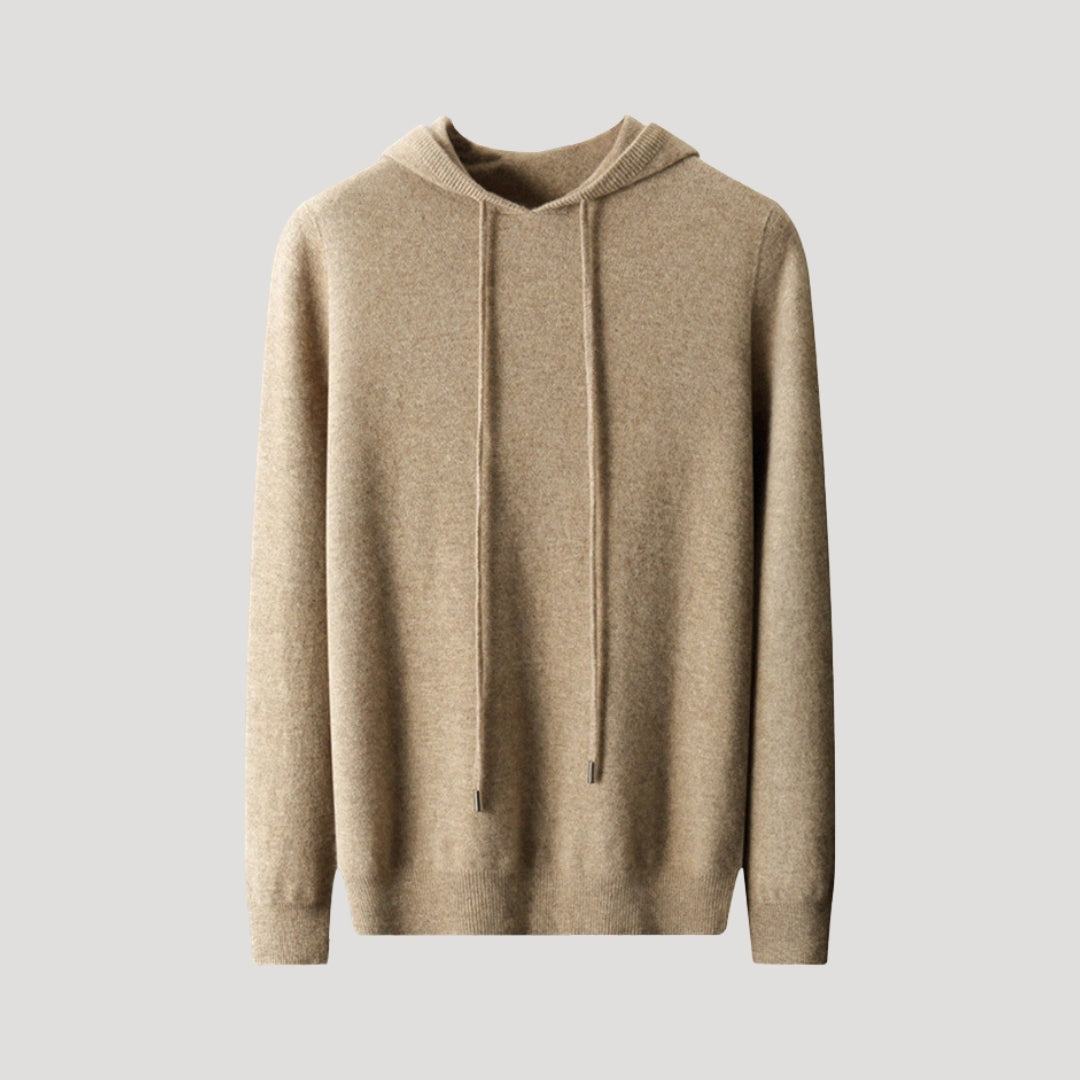 Men's Knit Hoodie | Drawstring Hood-Faylori