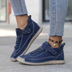 Men's Leather Sneakers Black Lace-Up Casual Shoes Hand-Stitched – Everyday, Office