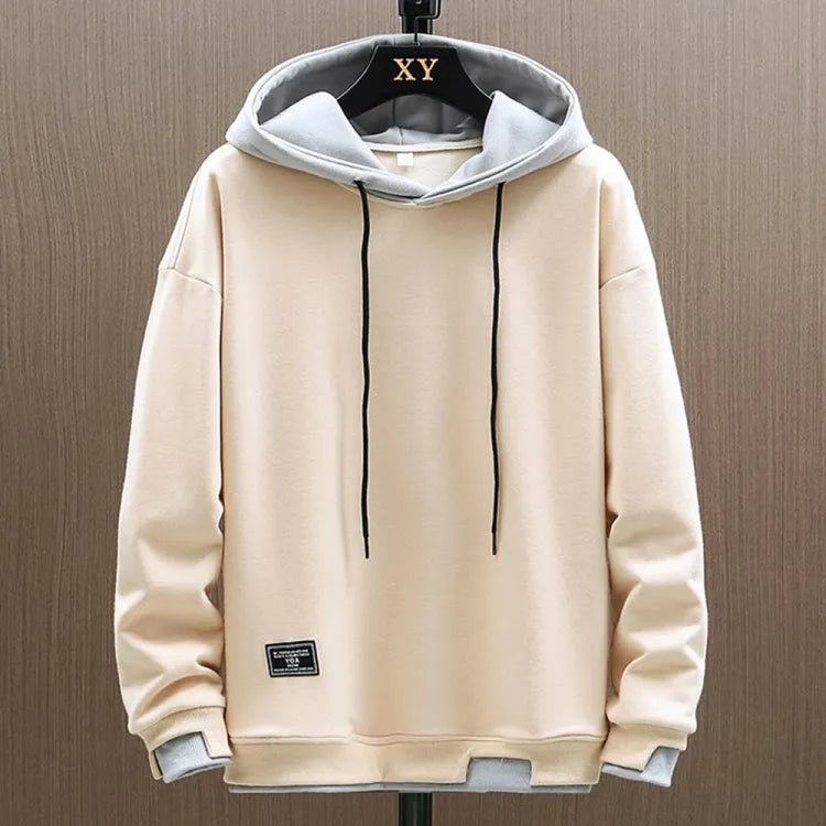 Men's Pullover Hoodie | Two-Tone Drawstring-Faylori