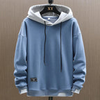 Men's Pullover Hoodie | Two-Tone Drawstring-Faylori