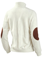 Quarter-Zip Pullover Ribbed Corduroy Women's Long Sleeve Color Block Sweatshirt – Casual, Office