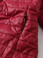 Quilted Longline Puffer Coat Women's Black Fleece-Lined Zip-Up – Winter, Casual, Everyday Outerwear