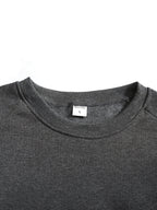 Raglan Crew Neck Sweatshirt Men's Gray Black Colorblock Pullover – Casual, Everyday Layering