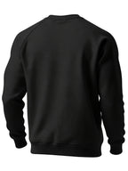 Raglan Crew Neck Sweatshirt Men's Gray Black Colorblock Pullover – Casual, Everyday Layering
