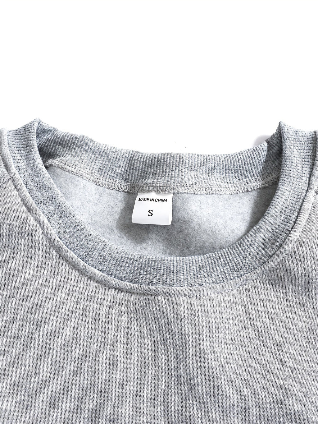 Raglan Crew Neck Sweatshirt Men's Gray Black Colorblock Pullover – Casual, Everyday Layering