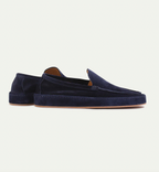Suede Loafers Men's Grey Slip On Moccasins – Office, Holiday, Gift · Faylori