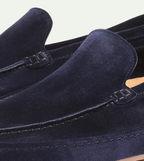 Suede Loafers Men's Grey Slip On Moccasins – Office, Holiday, Gift · Faylori