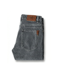 Tapered Jeans Men's Grey Denim 5-Pocket – Casual, Office · Faylori