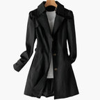 Women's Classic Trench Coat | Notched Lapel-Faylori