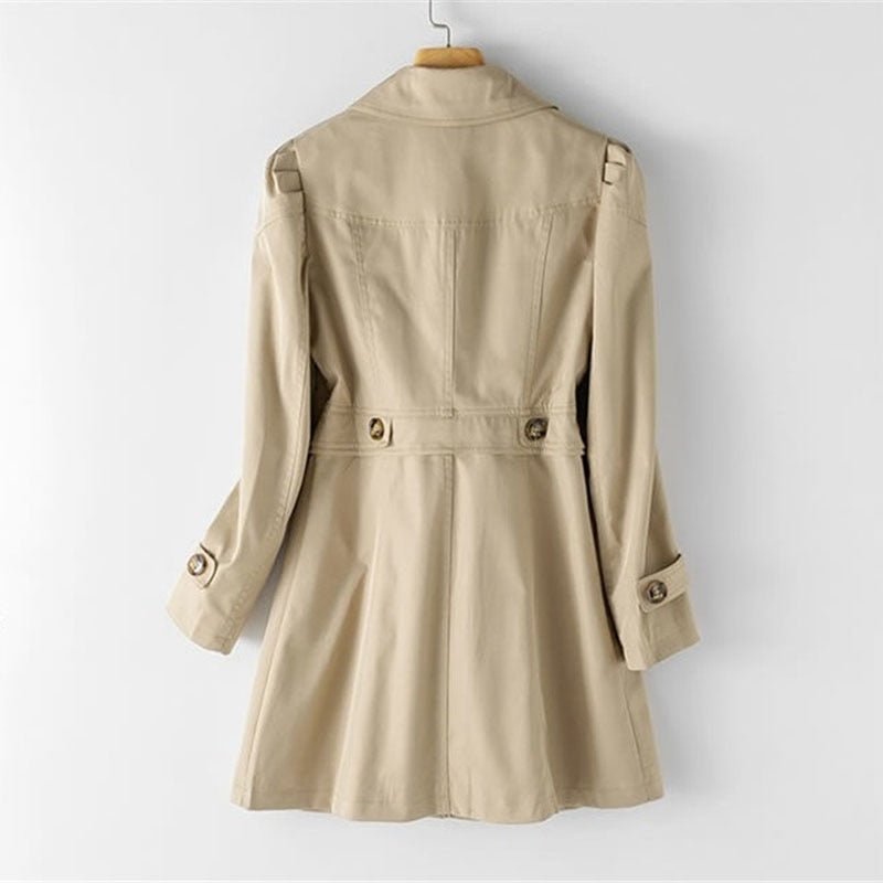 Women's Classic Trench Coat | Notched Lapel-Faylori